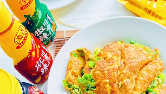 Stir-Fried Garlic Sprouts with Eggs Recipe