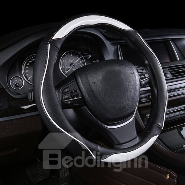 Anti-skid Wear-resistant Dirt-resistant Durable And Breathable Not Hurt Hands Contrast Colorful Sport Style Pretty Beautiful Car Steering Wheel Cover Suitable for Most Round Steering Wheels - Image 3