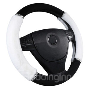 Cool and Practical Ultra Soft Suede Steering Wheel Cover