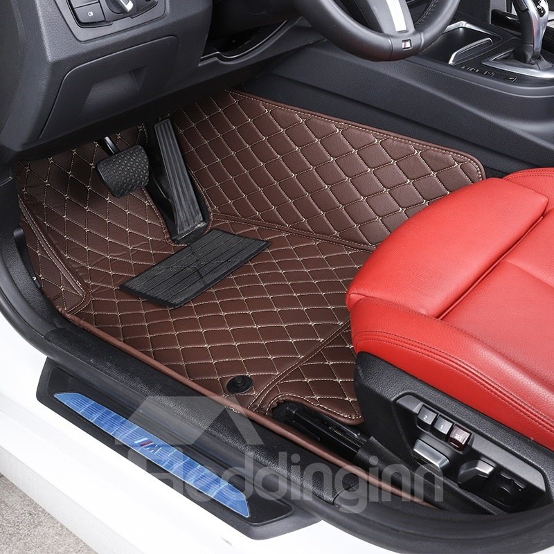 Plain Pattern XPE Material Waterproof Custom Fit Car Floor Mat - Image 4