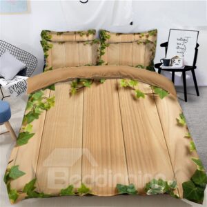 Golden Decorative Ball 4-Piece 3D Christmas Bedding Sets/Duvet Covers