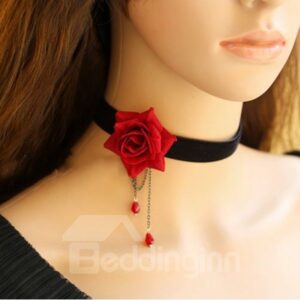 Rose Lace Necklace Choker Necklace Ethnic