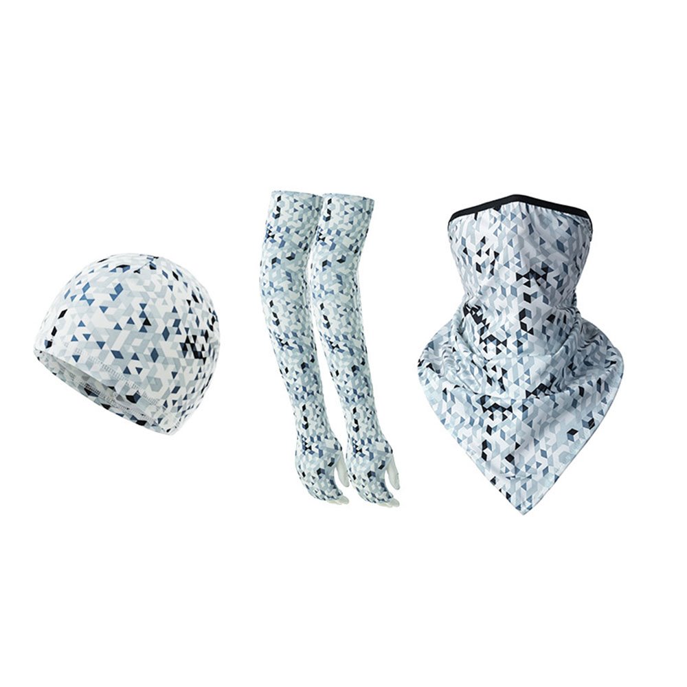 3Pcs/Set Cooling Earloops Bandana & Arm Sleeve & Helmet Liner Cap For Men Women Motorcycle Cycling Outdoors Sports - Image 11