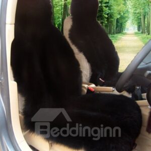 Super Soft And Comfortable Real Lambswool Warm Material Universal Car Seat Cover