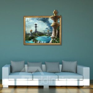 New Arrival Amazing 3D Chess Wall Sticker