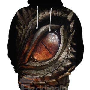 Pullover Kangaroo Pocket Lightweight Pullover Printed Pattern 3D Painted Hoodie