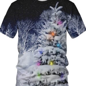 Christmas Loose Model Realistic Unisex 3D T-Shirt