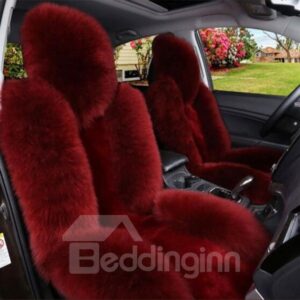 Luxurious And Durable Lambswool Material Super Cozy Universal Car Seat Cover