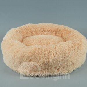 Fluffy Super Soft Pink Pet Dog Puppy Cat Bed Nest