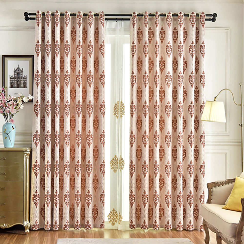 Modern High-end Jacquard Shading Curtains Silky Fabric Blackout Curtains for Living Room Bedroom Decoration Custom 2 Panels Drapes No Pilling No Fading No off-lining Heat insulation Sun Protection - Image 17
