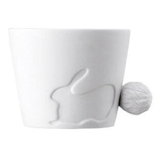 Fairy Tale Rabbit Ceramic Dual Purpose Candle Holder and Coffee Mug