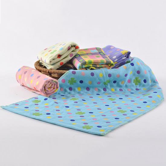 Bright Color Spots Print Bathroom & Gym Towel - Image 3