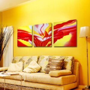 New Arrival Stunning Colorful Patterns Print 3-piece Cross Film Wall Art Prints