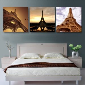 New Arrival Magnificent Eiffel Tower Cross Film Wall Art Prints