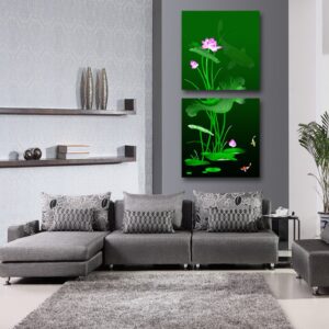 New Arrival Lotus In The Water Cross Film Wall Art Prints