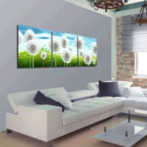 New Arrival Dandelion on Grassland Canvas Wall Prints