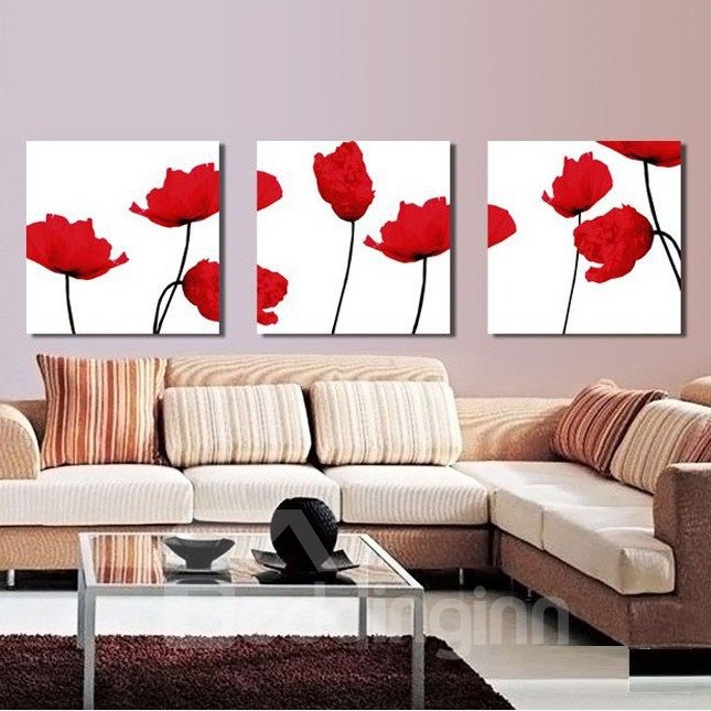 New Arrival Fantastic Red Flowers Wall Prints - Image 2