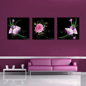 New Arrival Delicate Pretty Flowers Film Art Wall Prints