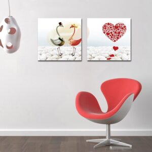 Elegant Swan and Cobblestone Film Art Wall Prints