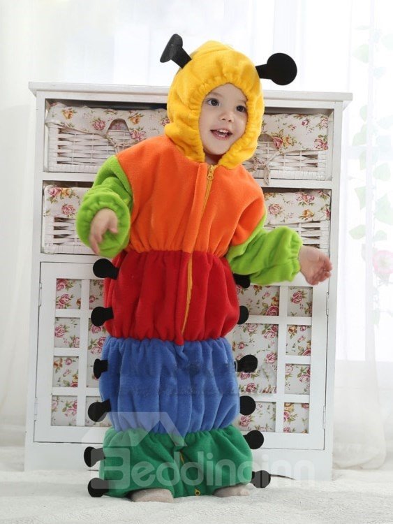 Creative Colorful Caterpillar Design Baby Sleeping Bag