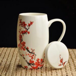 Pretty Red Plum Coffee Mug