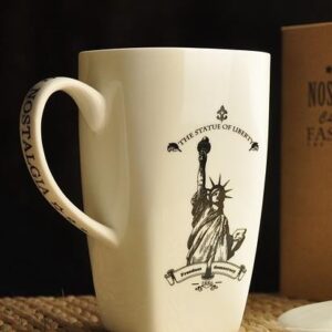 Fantastic Simple Starbucks Style Bone China Coffee Mug