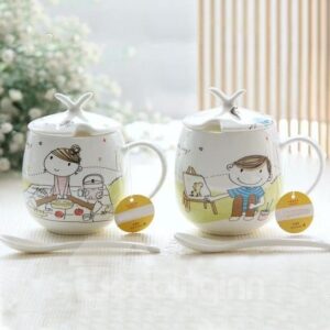 Fantastic Colorful Life Ceramic Coffee Mug for Lovers