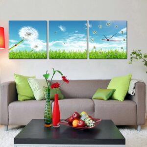 Beautiful Dandelion 3-Piece Crystal Film Art Wall Print