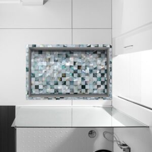 Classic Mosaic Design Slipping-Preventing Water-Proof Bathroom 3D Floor Sticker