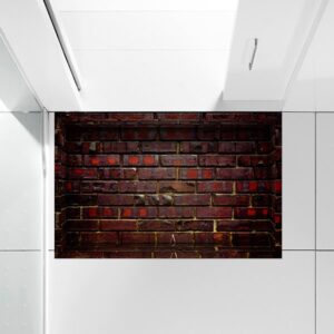 Mystery Ancient Brick Wall Slipping-Preventing Water-Proof Bathroom 3D Floor Sticker