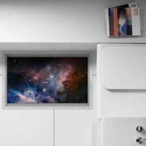 Amazing Starring Night Sky Slipping-Preventing Water-Proof Bathroom 3D Floor Sticker