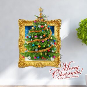 Festival Christmas Decoration Christmas Tree 3D Wall Sticker