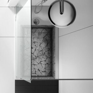 Abstract Triangle Pattern Slipping-Preventing Water-Proof Bathroom 3D Floor Sticker