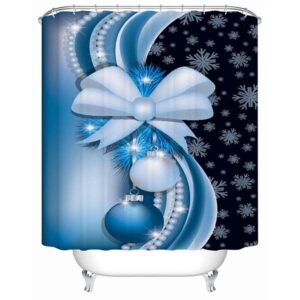 Fabulous Unique Design Elaborate Decor Christmas Baubles 3D Shower Curtain