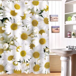 Fresh Style Marguerite Image 3D Shower Curtain
