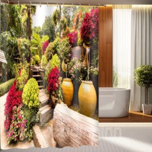 Special Design Excellent Natural Beauty 3D Shower Curtain