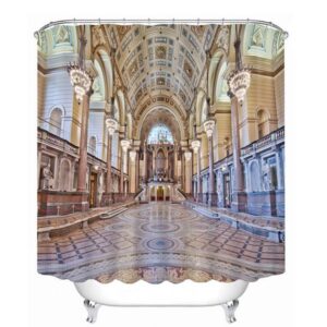 Spectacular Architecture Print 3D Bathroom Shower Curtain