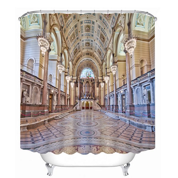 Spectacular Architecture Print 3D Bathroom Shower Curtain - Image 3
