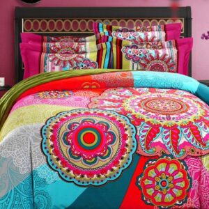 US Only Bohemian Exotic Vintage Boho Style Cotton 4-Piece Bedding Sets/Duvet Cover