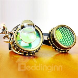 Green Doctor Style Glasses Decor for Halloween Party Costume