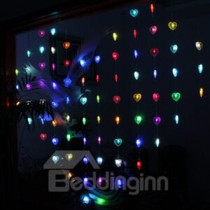 Romantic Decorative Heart Shaped 6.6 Feet Width LED Light