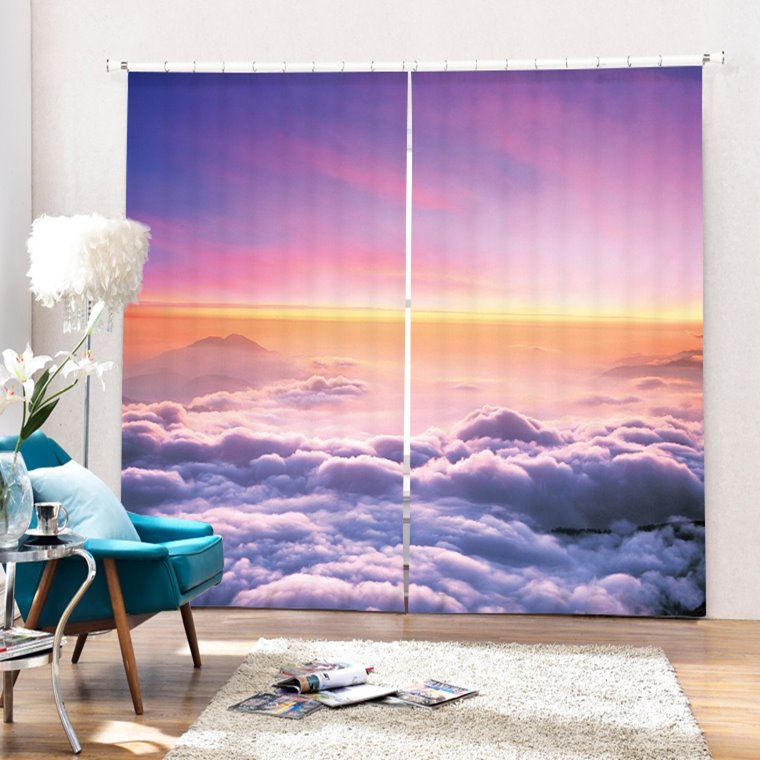 The Scenery over The Cloud Printing 3D Curtain - Image 3