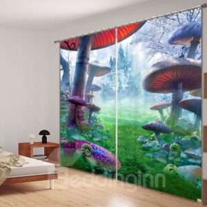 Fantastic Fairyland 3D Printing Polyester Curtain
