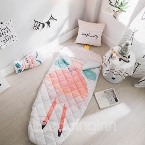 3D Little Princess Printed Cotton 1-Piece Baby Sleeping Bag