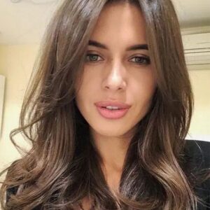 Capless Wavy Synthetic Hair Women 120% 24 Inches Wigs Heat Resistant Natural Looking Daily Party Wigs Cosplay Wigs with Natural Bangs with Free Wig Cap