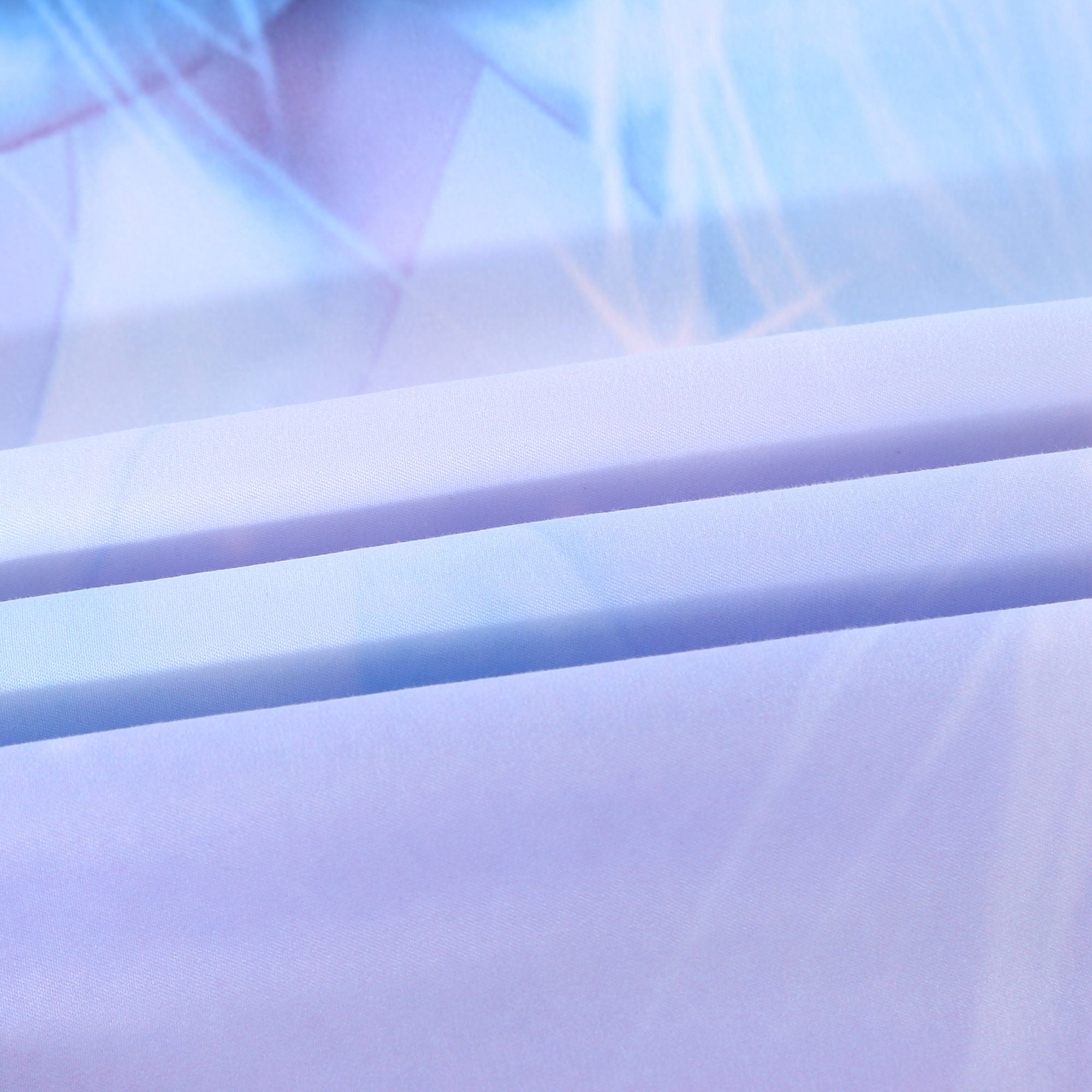 Unicorn Bedding White Unicorn with Wings Printed 4-Piece Duvet Cover Set with Flat Sheet Pillowcases - Image 6