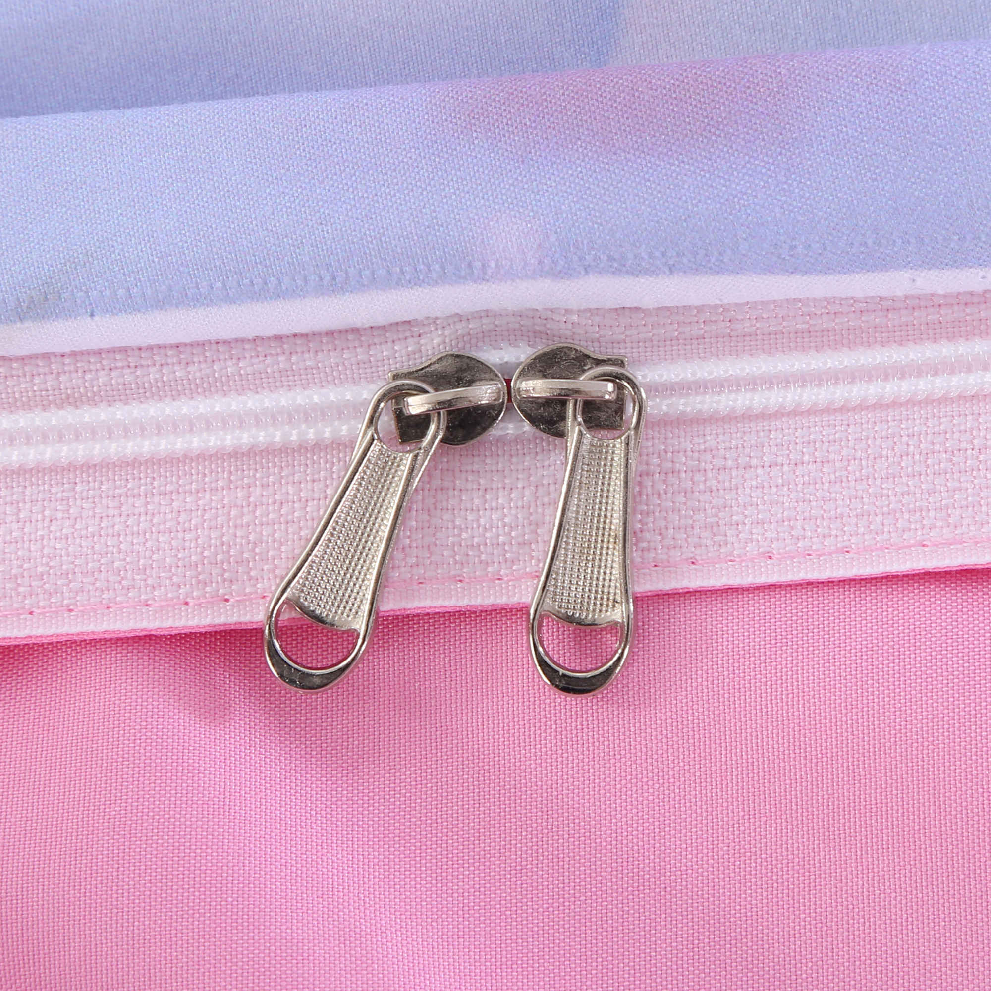 Unicorn Bedding White Unicorn with Wings Printed 4-Piece Duvet Cover Set with Flat Sheet Pillowcases - Image 5