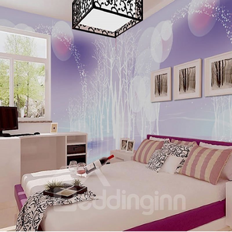 Environment Friendly Waterproof Non-woven Fabrics Dreamful Style Wall Mural