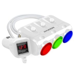 Multifunction Creative One for Three 2 USB Car Charger