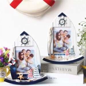 5 Inch Swing Sailboat Creative Desktop Photo Frame